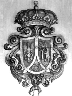 Primer escudo de la Compañía Metropolitano Alfonso XIII / METRO DE MADRID