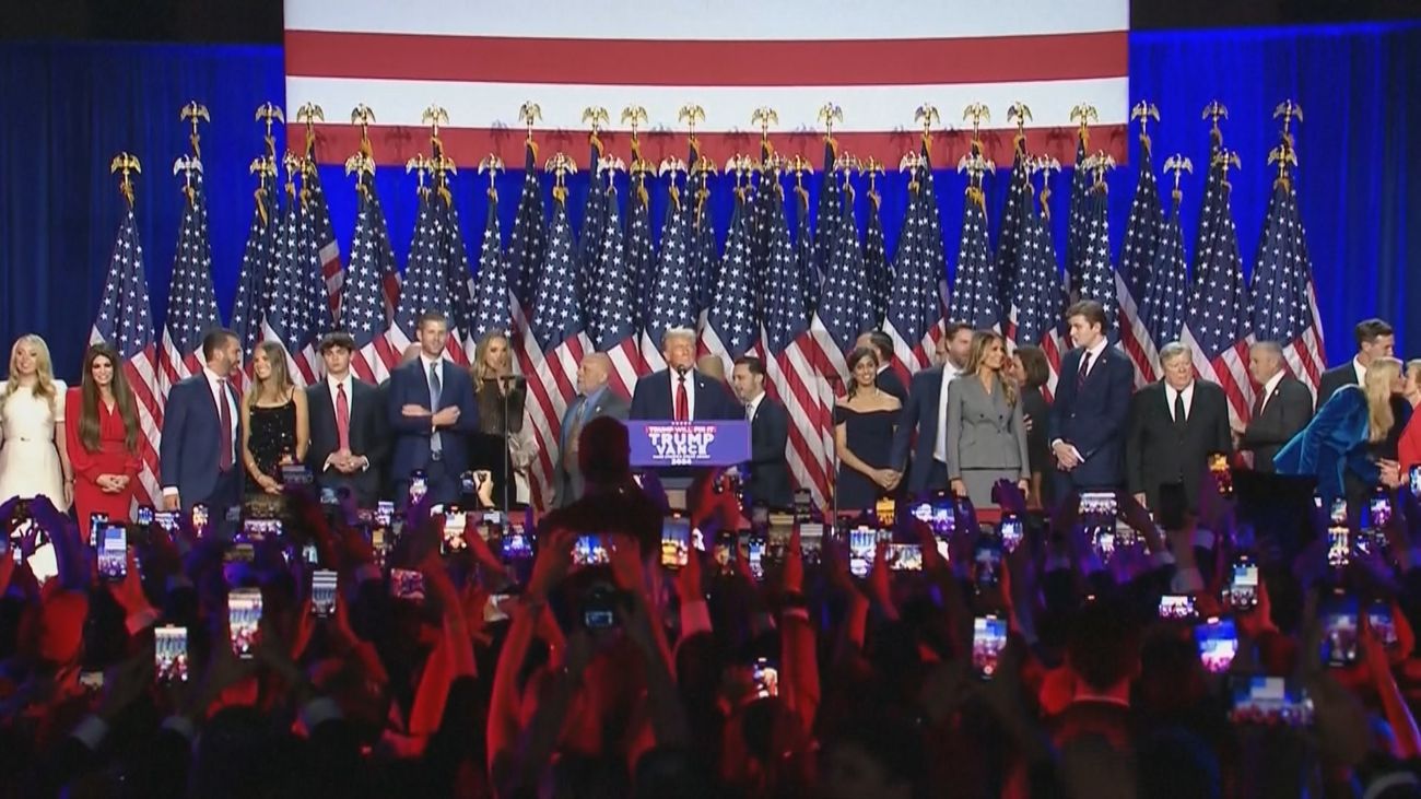 Trump: "Es una victoria política que no se había visto antes. Voy a ser el 47º presidente"