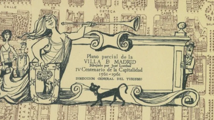 Plano parcial de Madrid de José Loeches (1961) / MEMORIA DE MADRID
