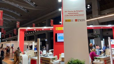 Madrid Trabaja 12.11.2024 desde la 2º jornada de la XV Feria de Empleo para personas con Discapacidad