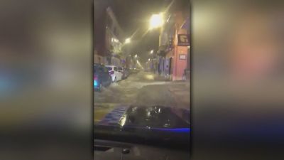 El temporal en Valencia descarga con fuerza en Cullera y evita la zona más afectada por la riada