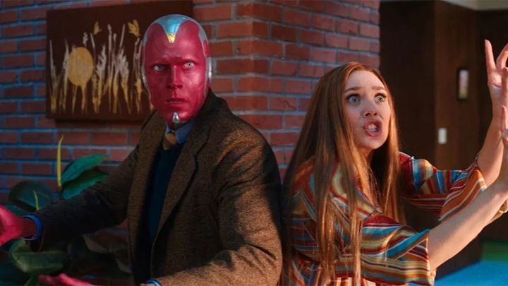 Paul Bettany y Elizabeth Olsen interpretan a Visión y Wanda / Enseriados