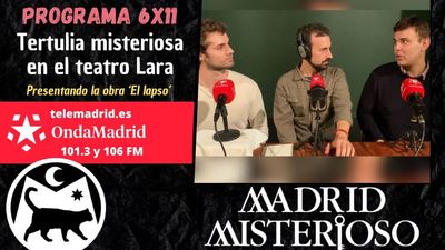 Madrid Misterioso: tertulia misteriosa en el teatro Lara 16.11.2024