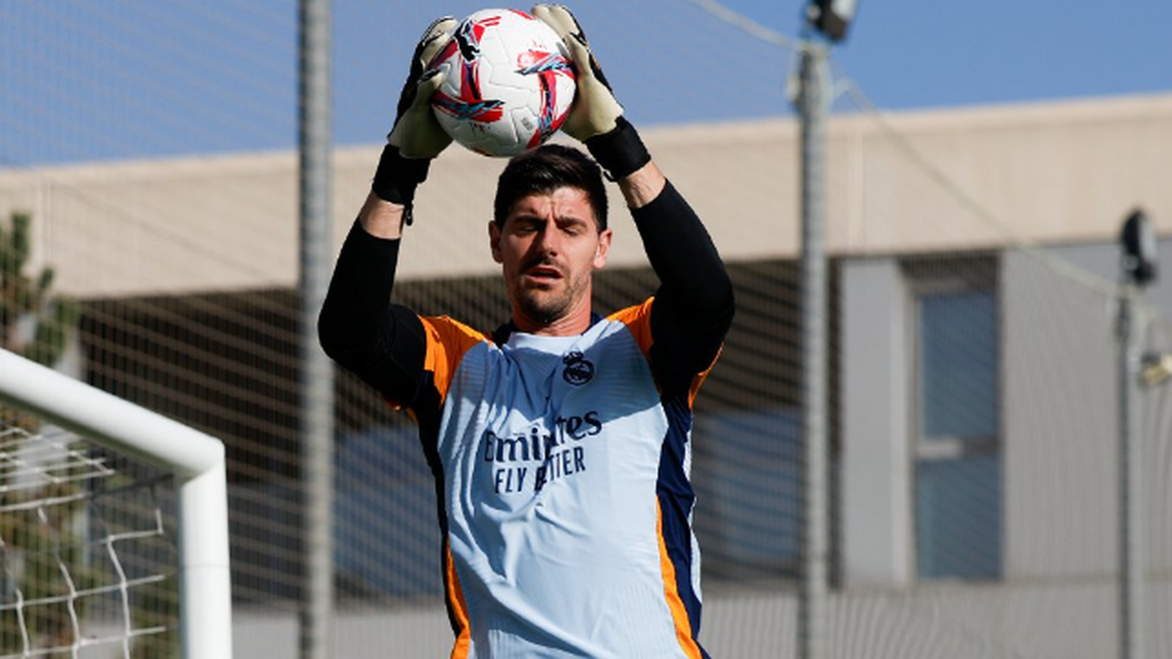 Courtois, recuperado de sus molestias físicas