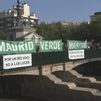 Varios colectivos protestan contra la "contaminación lumínica" de un tramo de Madrid Río