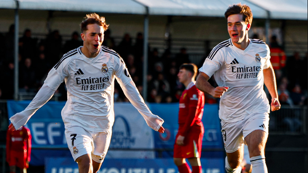 0-1. El Real Madrid Juvenil asalta Liverpool y pone rumbo a dieciseisavos