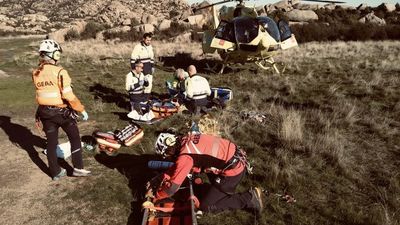 El GERA rescata en La Pedriza a un escalador que sufrió un desvanecimiento