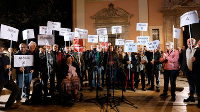 Concentraciones en municipios valencianos un mes después de la DANA