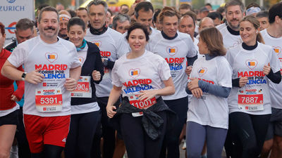 Díaz Ayuso: "Es un orgullo ver a Madrid corriendo en solidaridad por Valencia"
