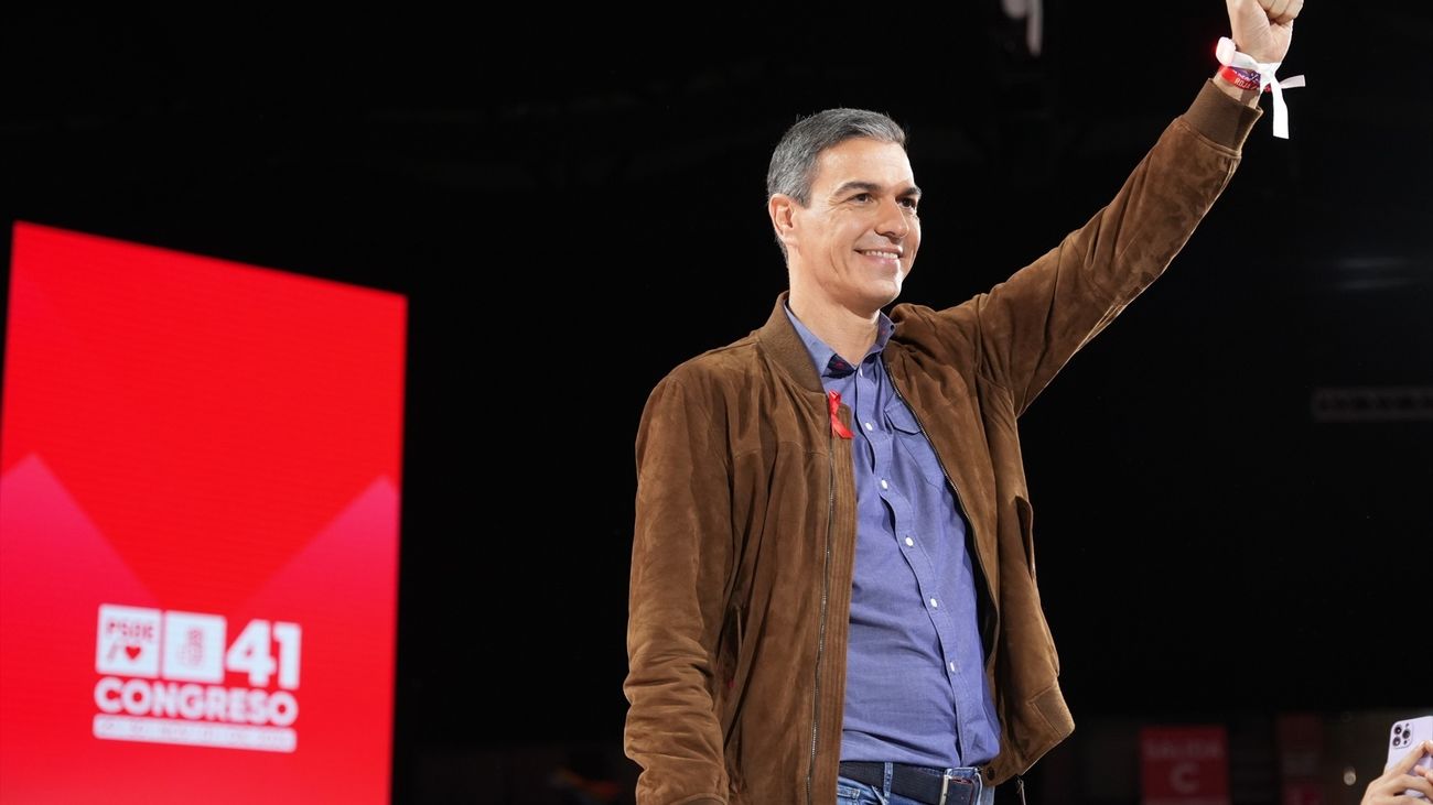 Pedro Sánchez, reelegido secretario general del PSOE con el 90% de los votos