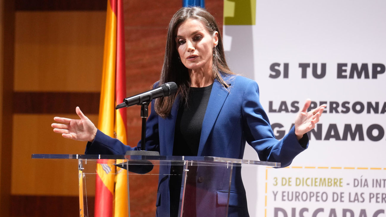 La Reina Letizia reclama un trabajo de calidad y decente para las personas con discapacidad