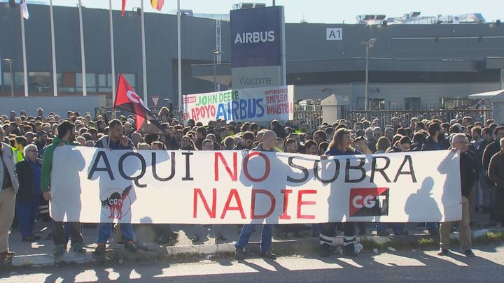 La plantilla de Airbus seguirá en huelga tras una nueva reunión negociadora sin avances