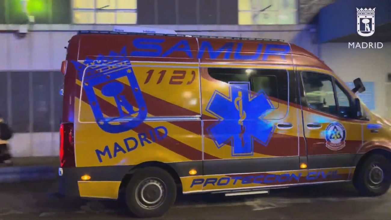 Herido un motorista en Madrid tras perder el control de su moto en la M-40