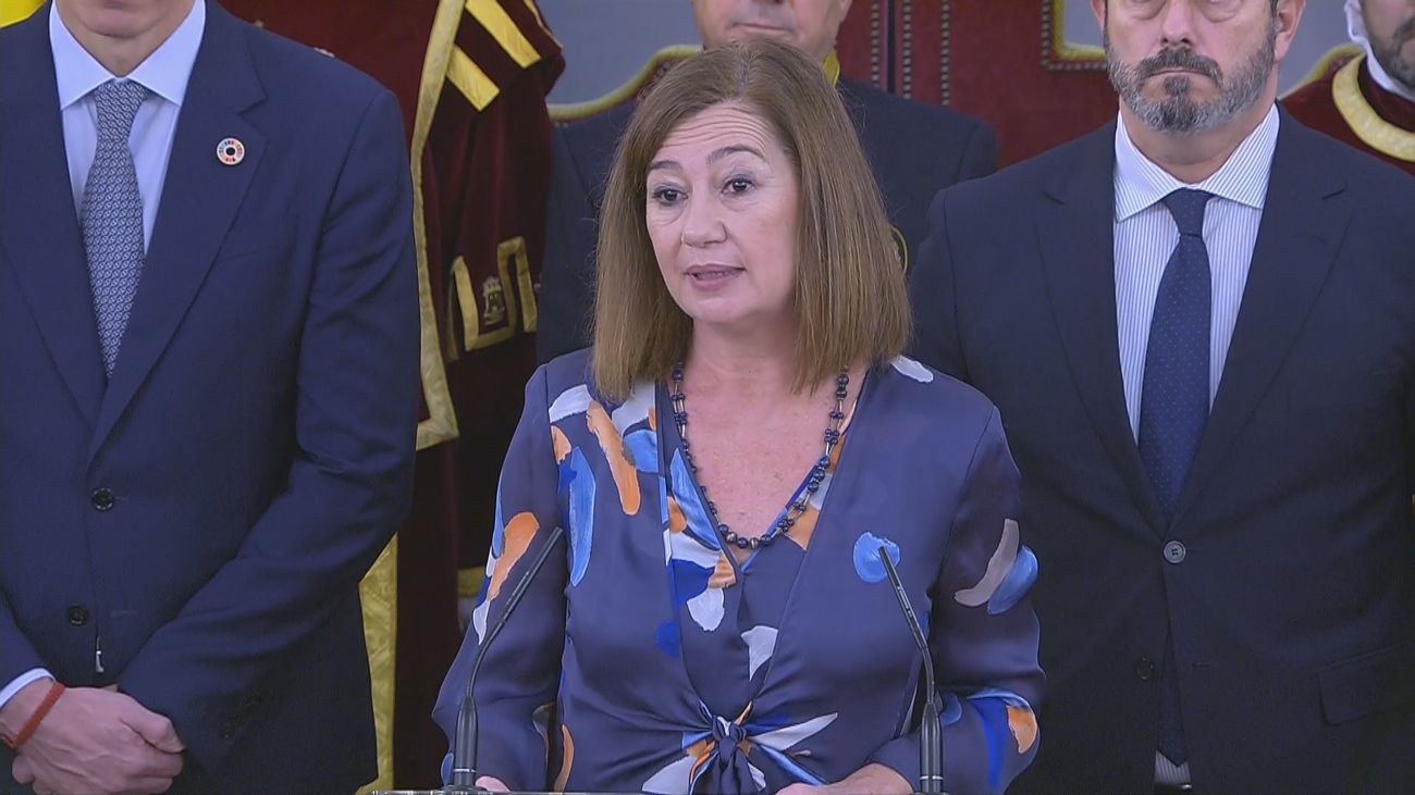 Armengol reivindica el “consenso” como "única forma de éxito" en un tiempo político "agitado y atronador"