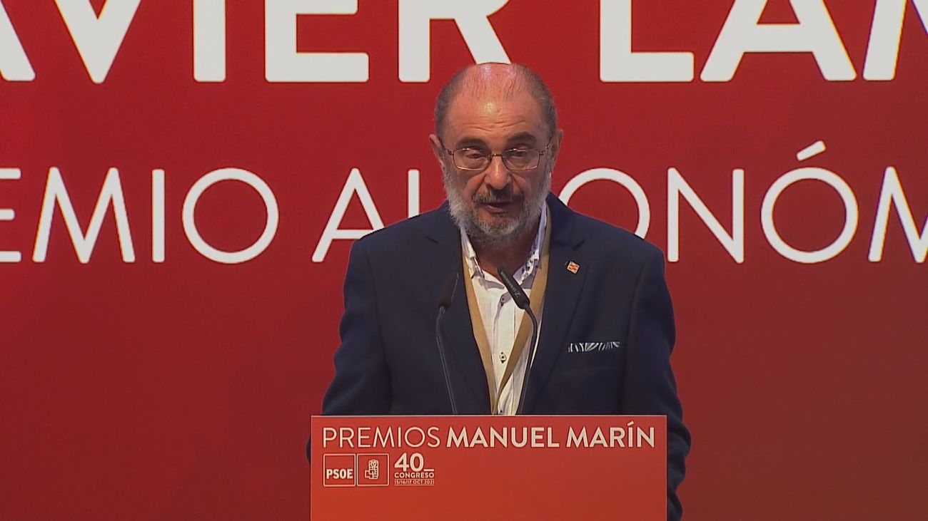 Lambán reclama al Comité Federal del PSOE "un paso atrás" de Sánchez y la convocatoria de elecciones