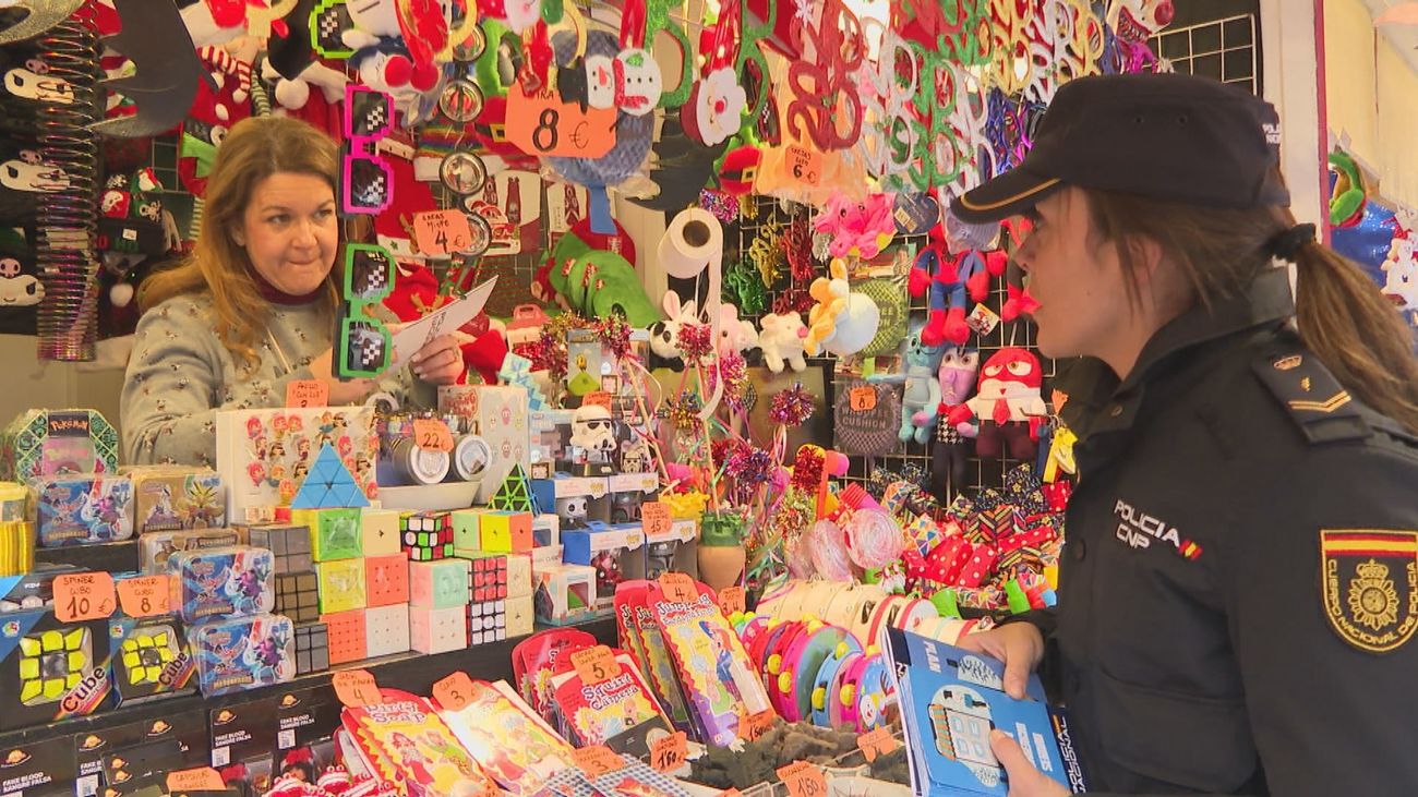 Refuerzo diario de la Navidad en Madrid con 1.000 policías nacionales