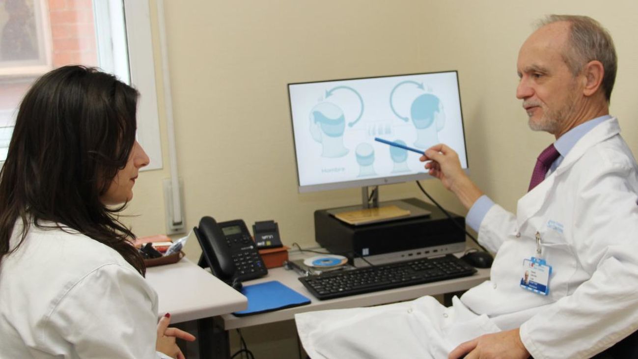 El Hospital Clínico de Madrid investiga un remedio para la alopecia