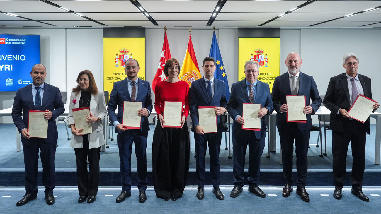 La Comunidad de Madrid firma con el Ministerio de Universidades el convenio para incorporar 1.091 docentes