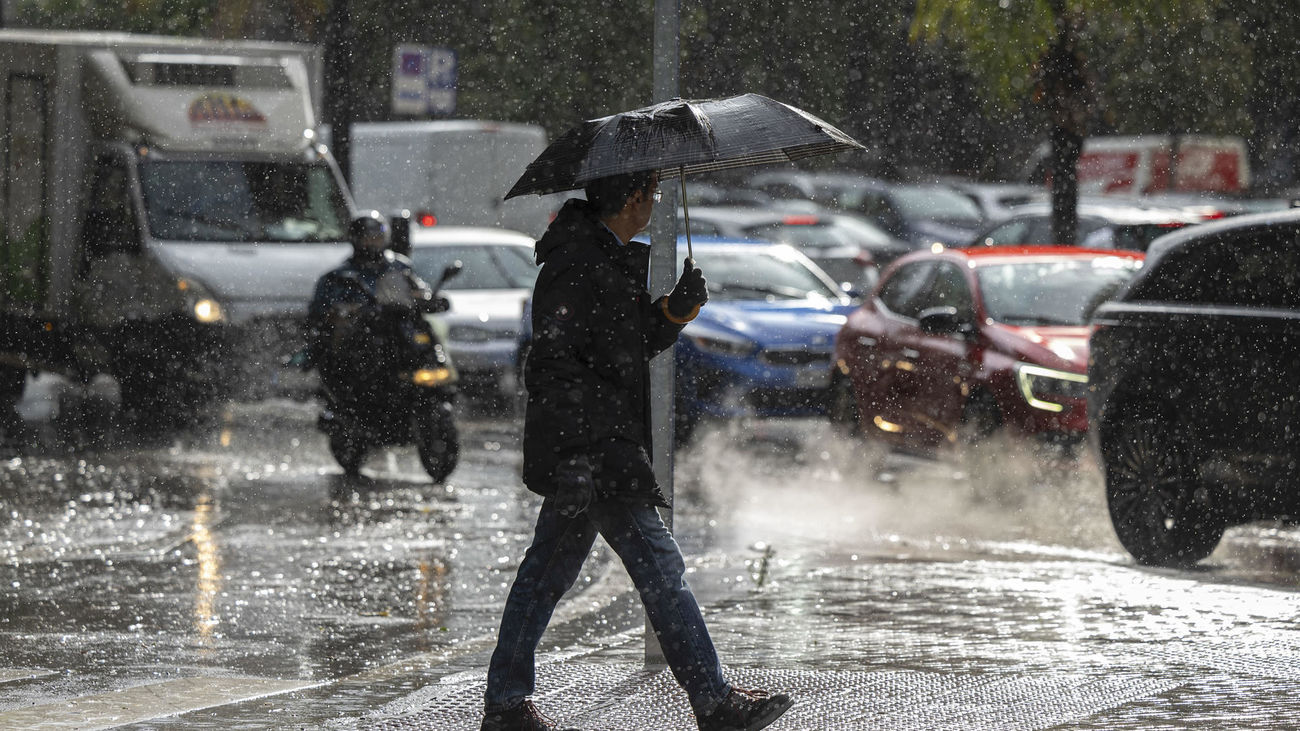 Lluvia en Málaga