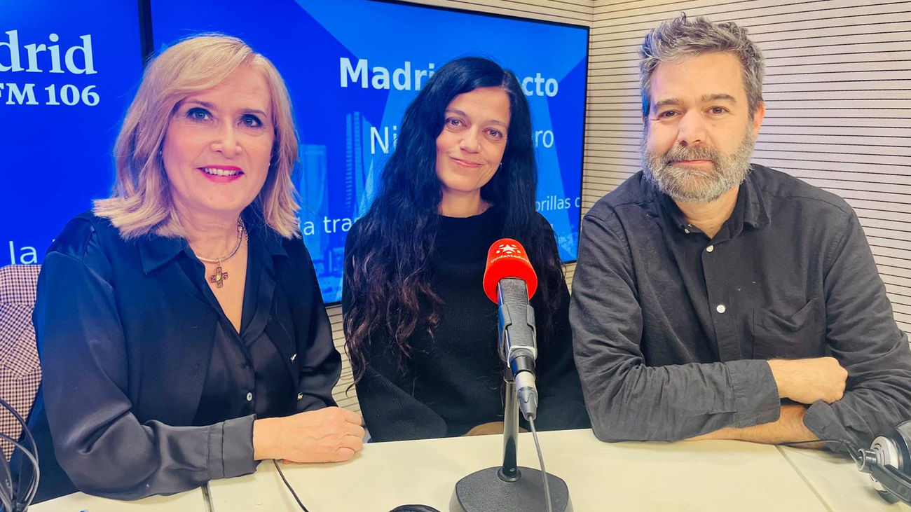 Nieves Herrero, Ester Rodríguez y Juanma Latorre