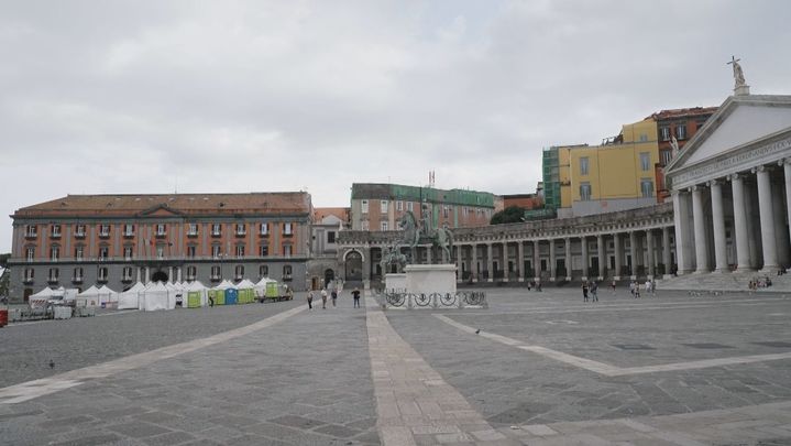 Plaza del Plebiscito de Nápoles, Italia / TELEMADRID