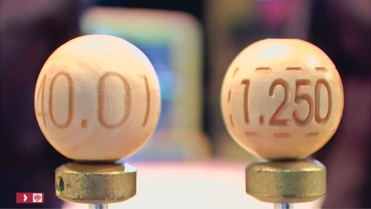 Así se ha cantado el segundo premio del Sorteo de Navidad, el 40014, que lleva 1,2 millones al centro de Madrid