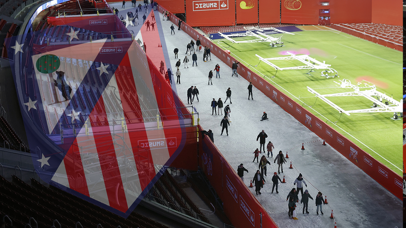 La Navidad, como nunca antes en Madrid con la gran pista de hielo del Metropolitano