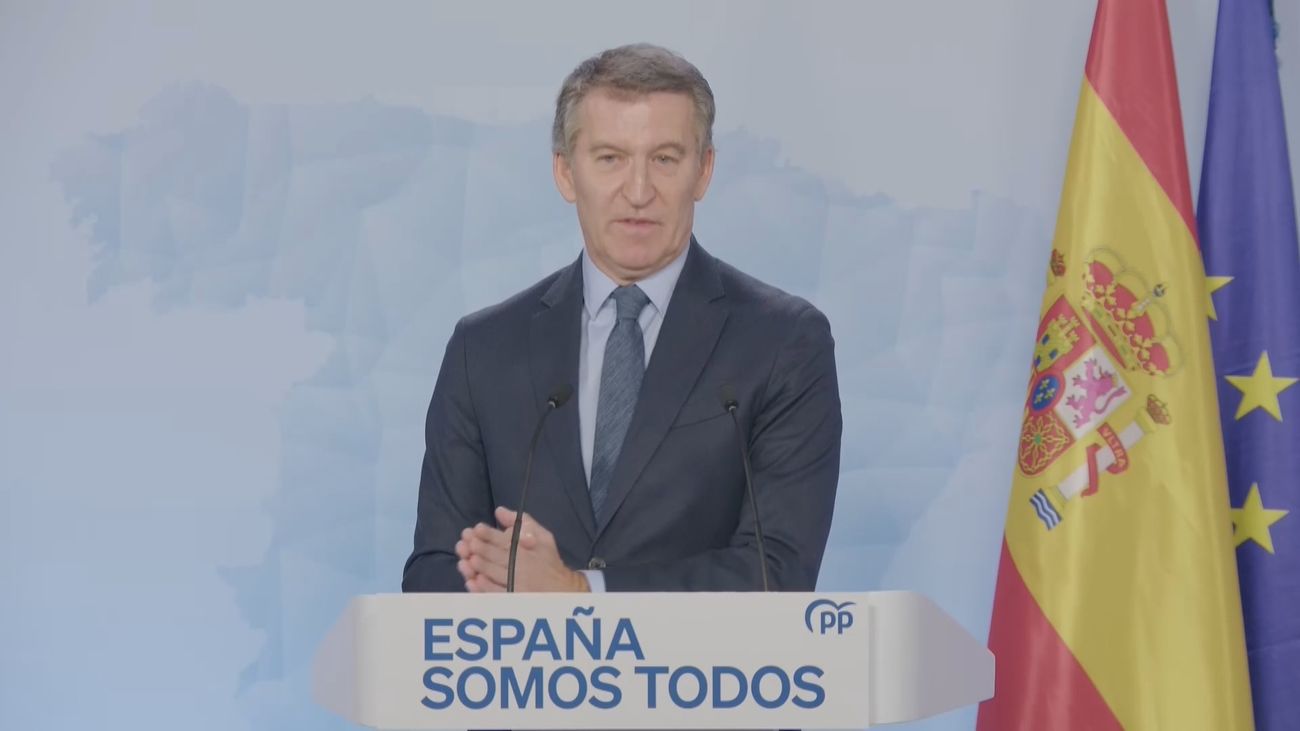 Feijóo acusa al Gobierno de Sánchez de alejarse de los ciudadanos y desacreditar las instituciones