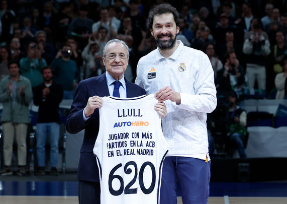 Florentino Péez y Sergio Llull / REAL MADRID
