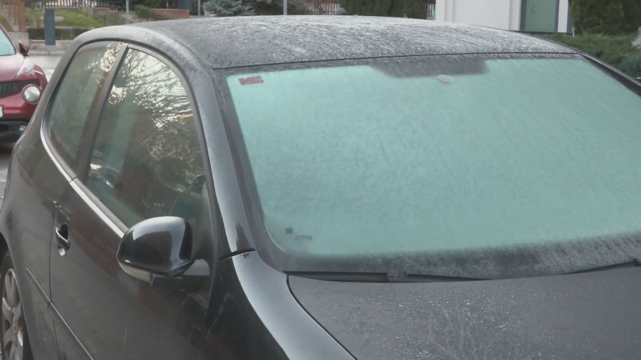 Sigue el aviso por frío y heladas en la Comunidad de Madrid para la madrugada del lunes
