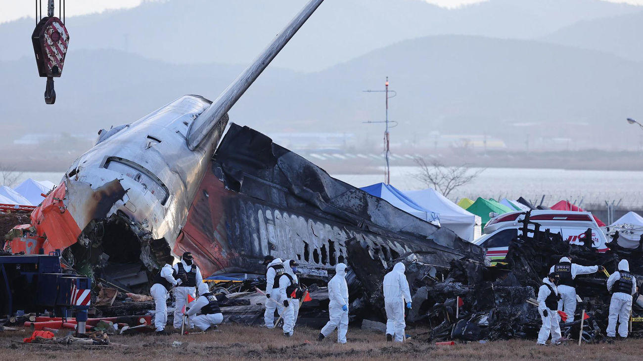El Gobierno coreano y la empresa Boeing constituyen un equipo de investigación del accidente aéreo