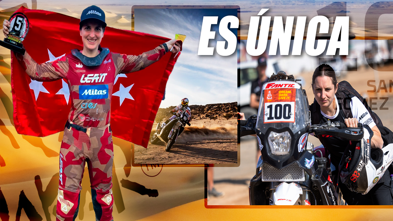 Sandra Gómez Cantero, la única mujer piloto de motos del Dakar