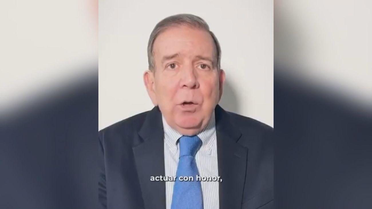 Edmundo González insta a las Fuerzas Armadas venezolanas a defender la soberanía popular