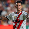 James Rodríguez, en la rampa de salida en el Rayo