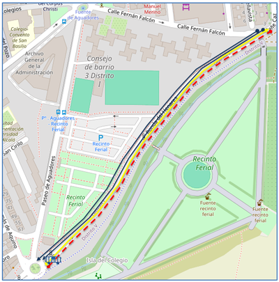 Esquema de movilidad por las obras en la Ronda del Henares de Alcalá / POLICÍA LOCAL ALCALÁ DE HENARES