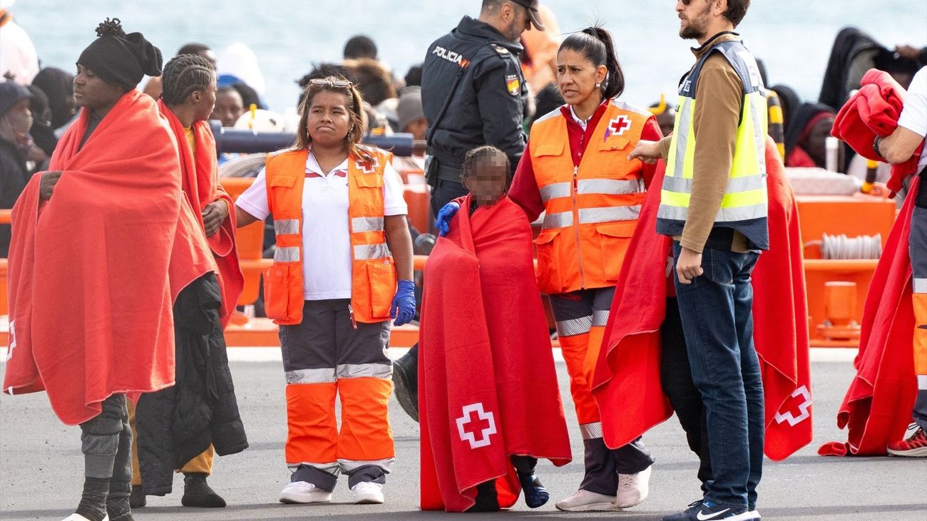 Menores migrantes en Canarias