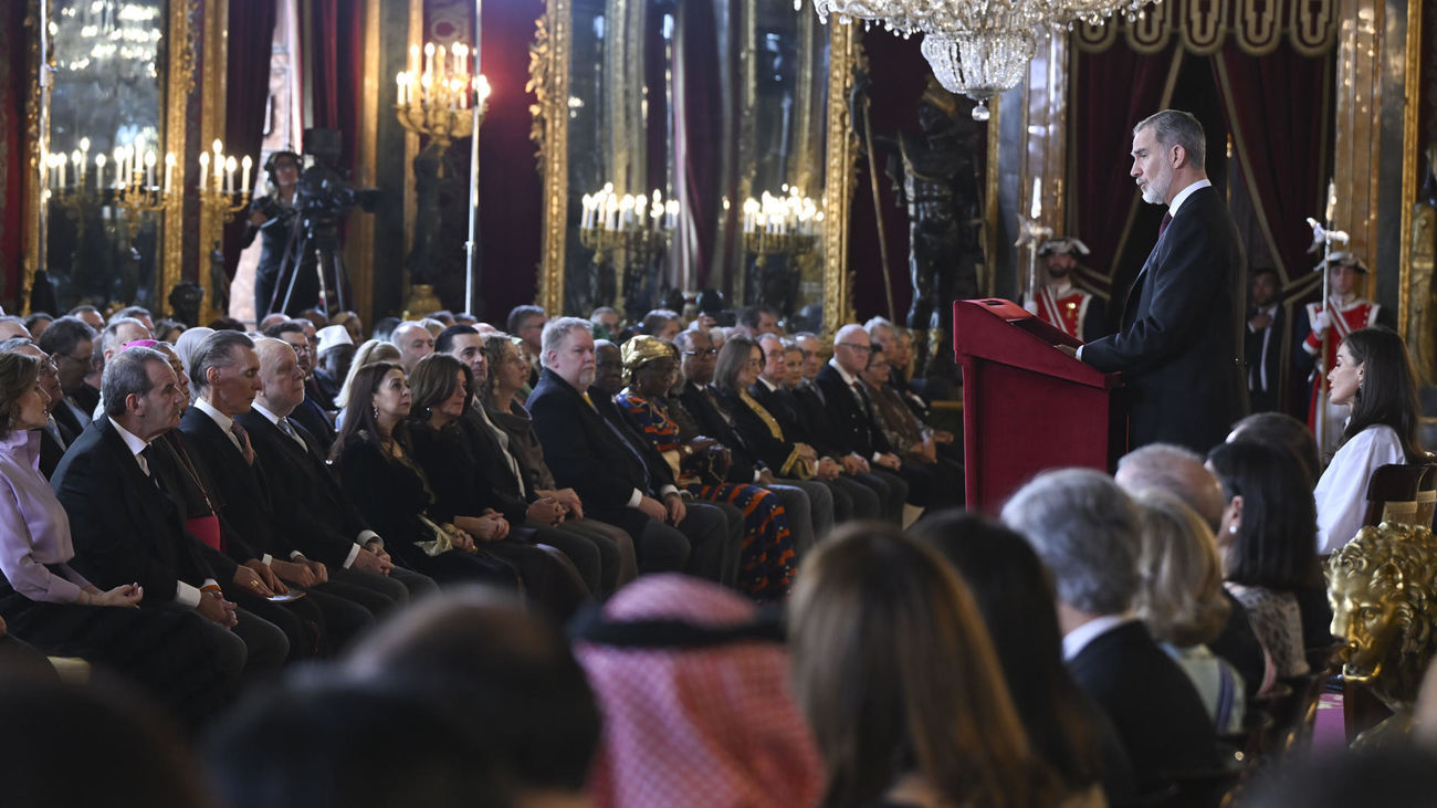 Ucrania, Mercosur y Oriente Próximo, presentes en el acto del Rey ante el Cuerpo Diplomático