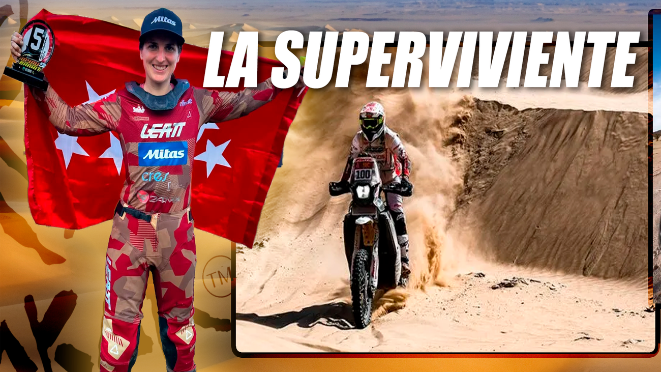 Sandra Gómez sigue adelante en el Dakar