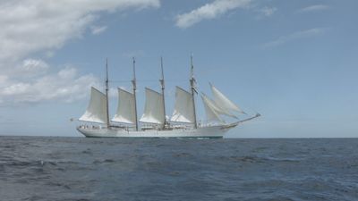 'La vida a cinco nudos', el documental sobre la vida en el buque Juan Sebastián Elcano