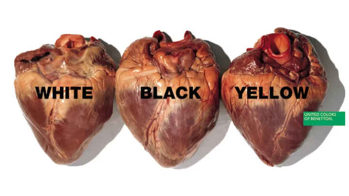 Campaña publicitaria de Benetton / Benetton media centre