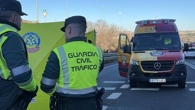 Muere un motorista tras sufrir un accidente en la M-203, en Vicálvaro