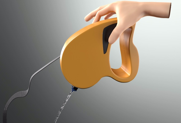 Correa para mascotas con depósito de agua incorporado / CLUB DE INVENTORES ESPAÑOLES