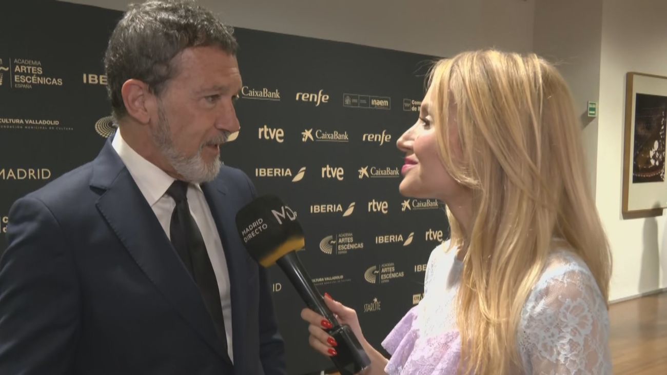 Antonio Banderas, en Telemadrid: "Cualquier premio es un estímulo"