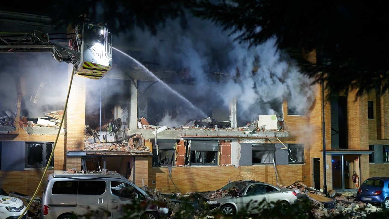 Investigan las causas de la explosión de gas en Noáin (Navarra)