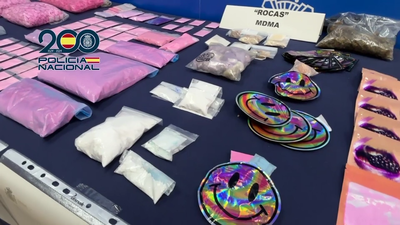 Cae en Madrid una red que ocultaba y distribuía droga en paquetes de chicles y galletas
