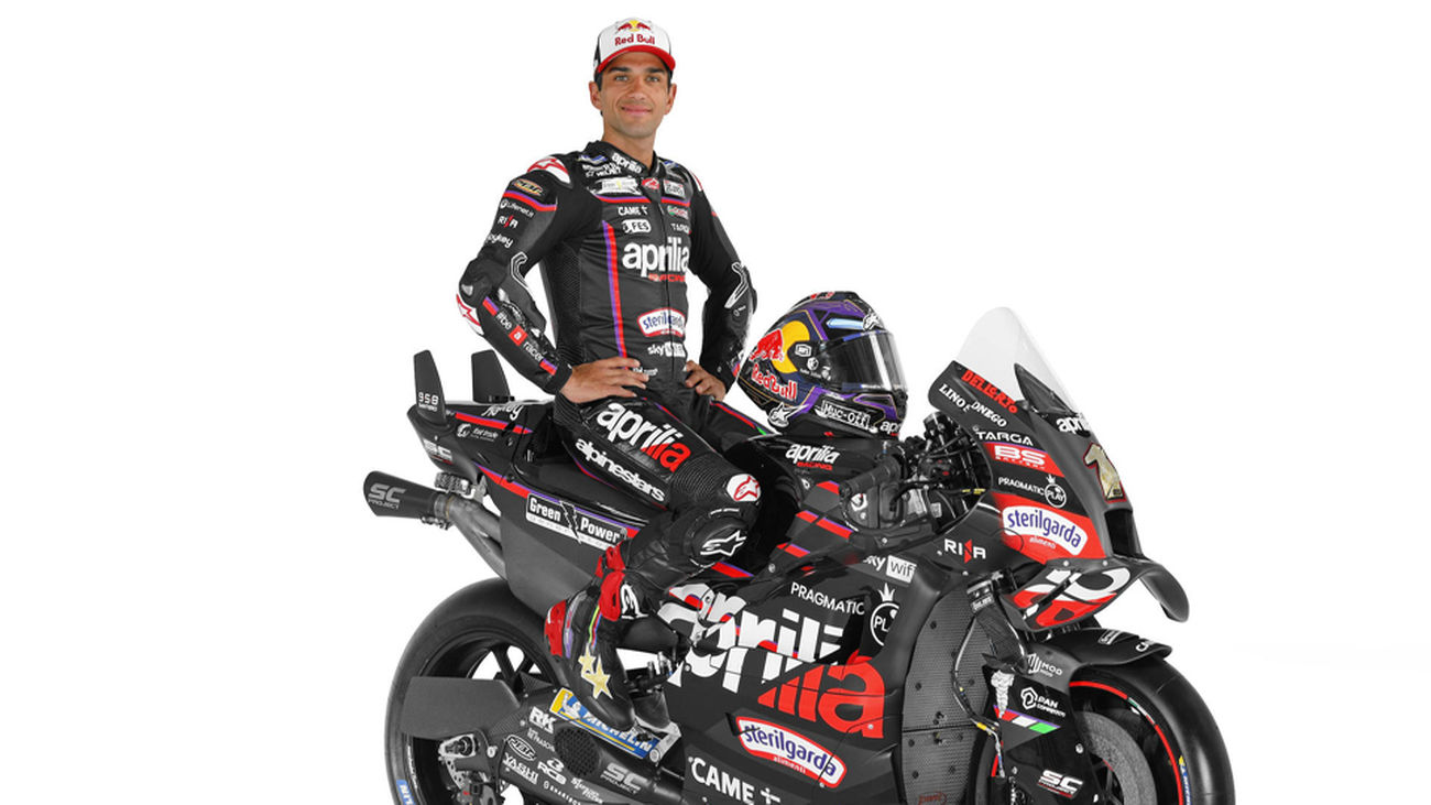 Jorge Martín ya luce el dorsal 1 en su Aprilia