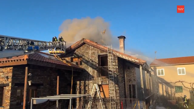 Arde un chalet en Patones sin registrarse víctimas