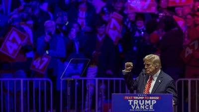 Trump se da un baño de masas el día antes de su investidura