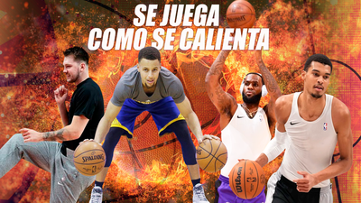 El show de las estrellas de la NBA en los calentamientos
