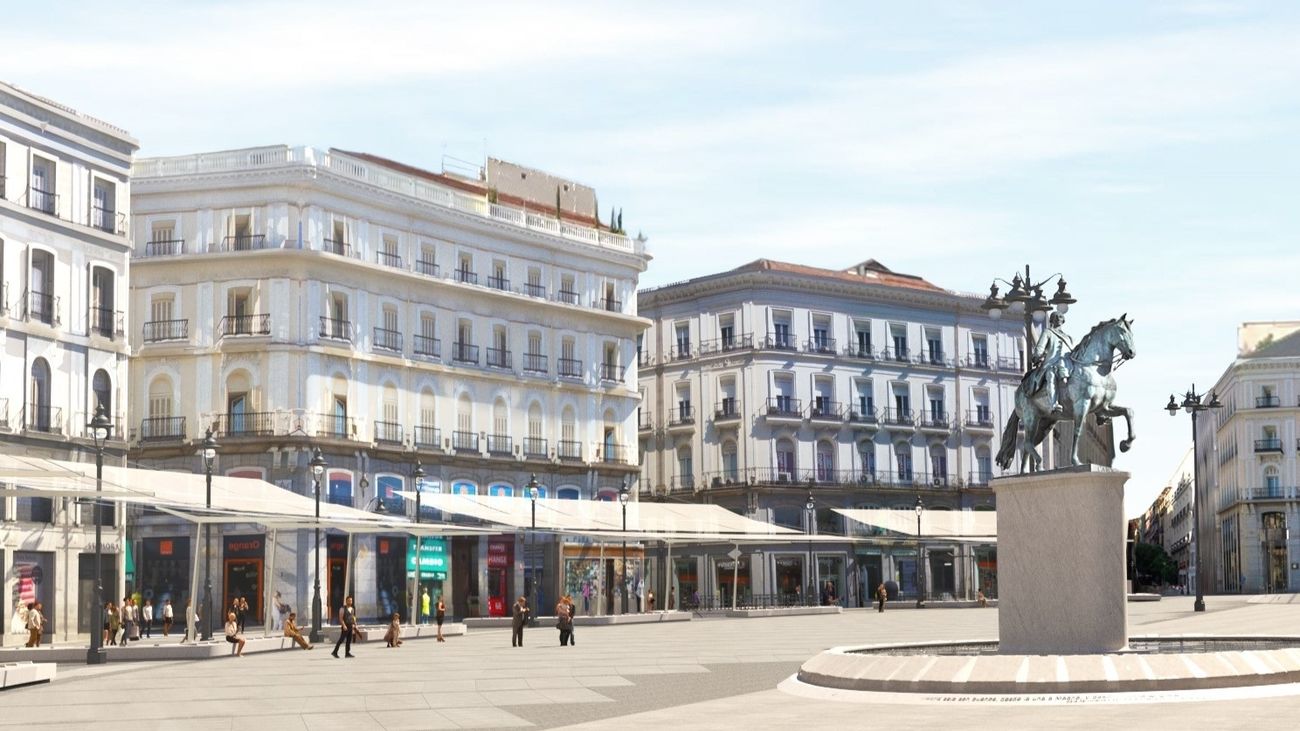 Proyecto de toldos para la Puerta del Sol
